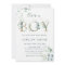 Eucalyptus Botanical Letter Gold Boy Baby Shower