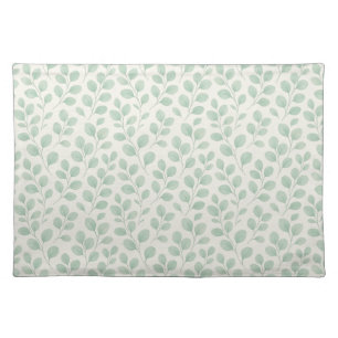 Eucalyptus Botanical Pattern Cloth Placemat
