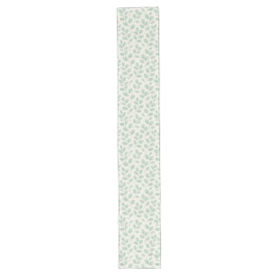 Eucalyptus Botanical Pattern Long Table Runner