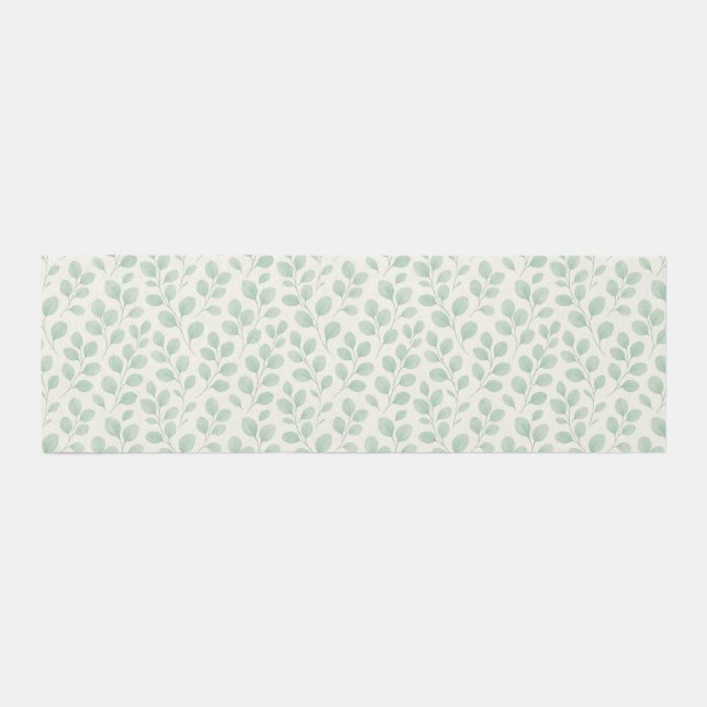 Eucalyptus Botanical Pattern Outdoor Rug (Front)