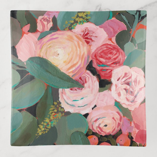 Eucalyptus Bouquet Trinket Tray (Front)