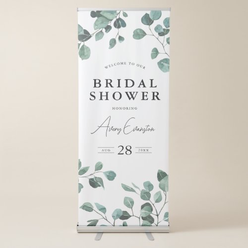 Eucalyptus Bridal Shower Banner