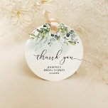 Eucalyptus bridal shower favor tag<br><div class="desc">Eucalyptus bridal shower favor tag
Matching items available.</div>