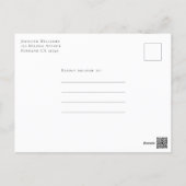 Eucalyptus Bridal Shower Invitation Postcard (Back)