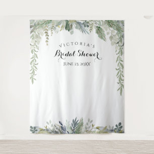 Eucalyptus Bridal Shower Photo Booth Backdrop