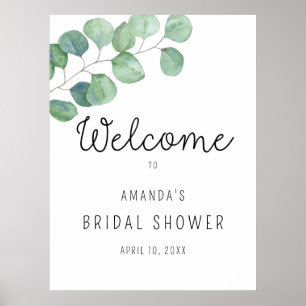 Eucalyptus - Bridal Shower Welcome Sign
