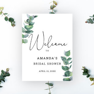 Eucalyptus - Bridal Shower Welcome Sign