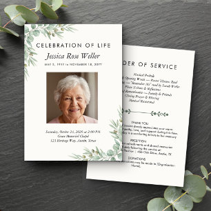 Eucalyptus Celebration of Life Photo Program