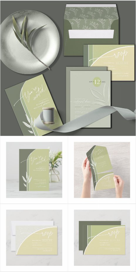 Eucalyptus Color Tones Wedding