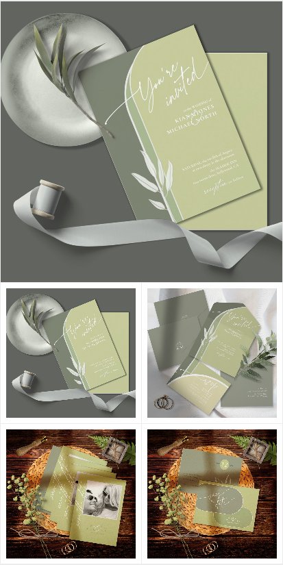 Eucalyptus Color Tones Wedding