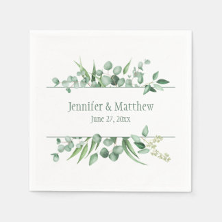 Eucalyptus Envy Reception Napkins