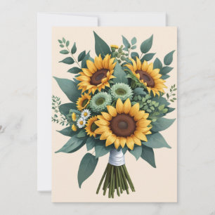 Eucalyptus fall engagement party invitations