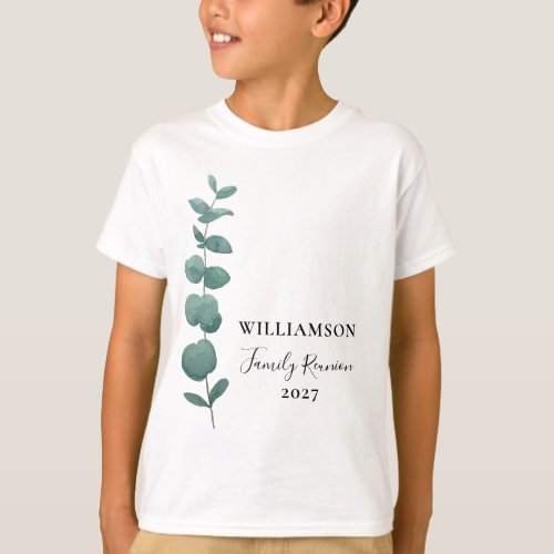 Eucalyptus Family Reunion Kids T_Shirt
