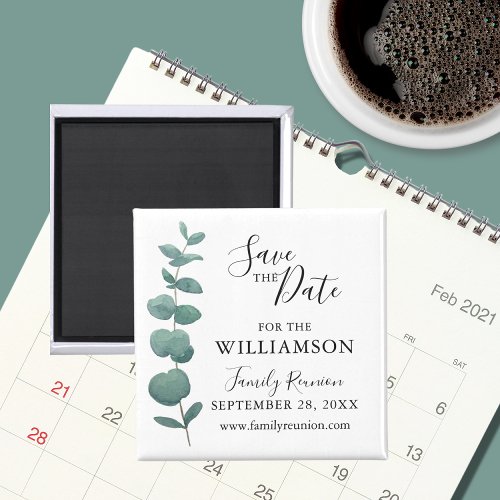 Eucalyptus Family Reunion Save the Date Magnet