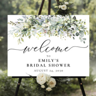 Eucalyptus Floral Bridal Shower Foam Board
