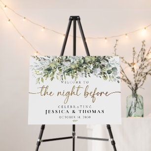 Eucalyptus Floral The Night Before Foam Board