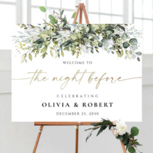 Eucalyptus Floral The Night Before Foam Board