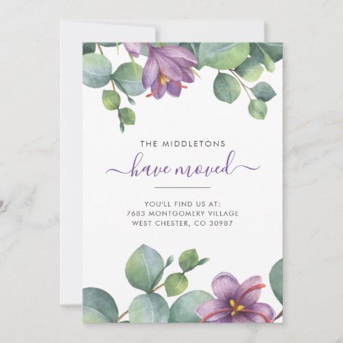  Eucalyptus Floral Weve Moved Greenery Moving Announcement