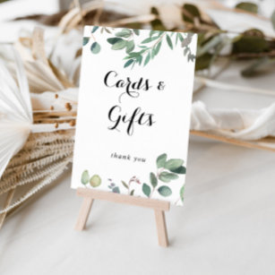 Eucalyptus Foliage Delight Cards and Gifts Sign