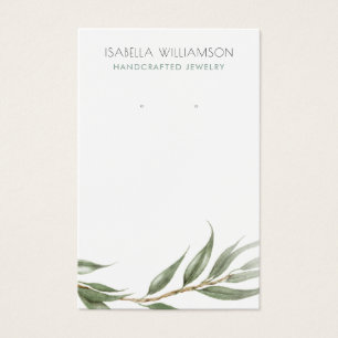 Eucalyptus Foliage Earring Jewelry Display