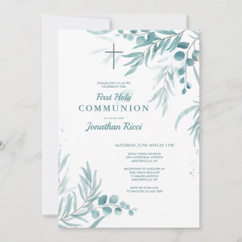 Eucalyptus Foliage Invitation