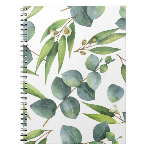 Eucalyptus Foliage Pattern Notebook
