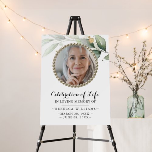 Eucalyptus Foliage Photo Life Celebration Sign