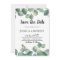 Eucalyptus Foliage Wedding Save the Date