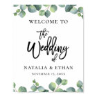 Eucalyptus Foliage Wedding Welcome