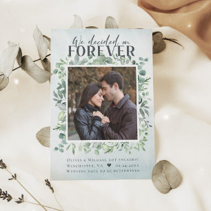 Eucalyptus Forever Photo Engagement Announcement