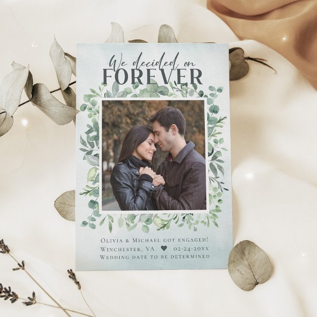 Eucalyptus Forever Photo Engagement Announcement (Creator Uploaded)