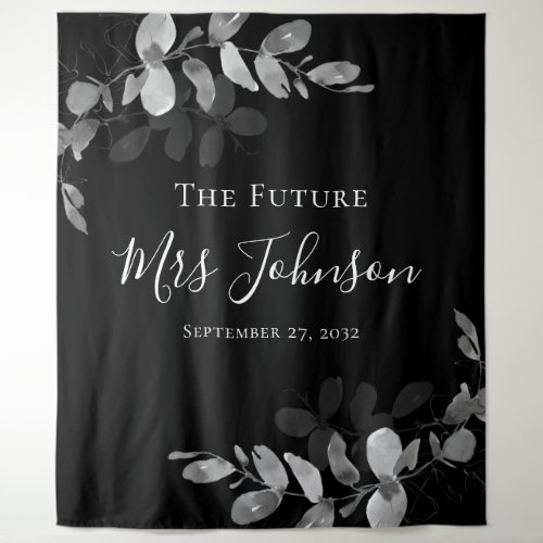 Eucalyptus Future Mrs Bridal Shower Backdrop