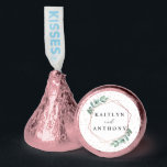 Eucalyptus Geometric Rose Gold Foil Wedding Hershey®'s Kisses®<br><div class="desc">Celebrate in style with these elegant and very trendy wedding candy favors. This design is easy to personalize with your special event wording and your guests will be thrilled when they receive these fabulous wedding candy favors. Matching wedding items can be found in the collection.</div>