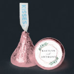Eucalyptus Geometric Rose Gold Foil Wedding Hershey®'s Kisses®<br><div class="desc">Celebrate in style with these elegant and very trendy wedding candy favors. This design is easy to personalize with your special event wording and your guests will be thrilled when they receive these fabulous wedding candy favors. Matching wedding items can be found in the collection.</div>