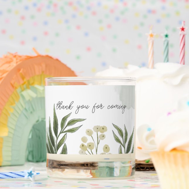 Eucalyptus Glow: Serene Botanical Candle (Birthday)