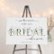 Eucalyptus Gold Bridal Shower Welcome Sign