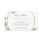 Eucalyptus gold circle business card
