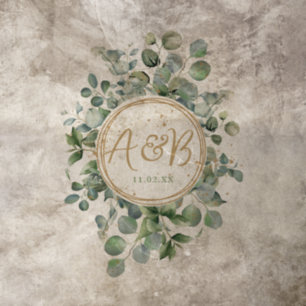 Eucalyptus Gold Glitter - Code 02 Floor Decals