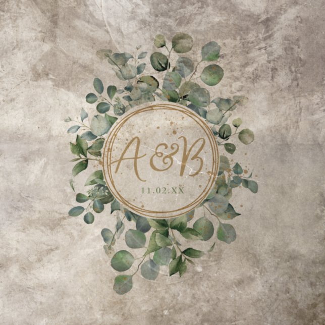 Eucalyptus Gold Glitter - Code 02 Floor Decals (Insitu)