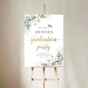 Eucalyptus Graduation Party Foam Boards