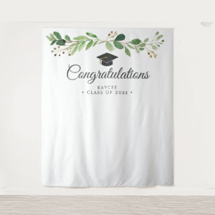 Eucalyptus Graduation Photo Backdrop - Photo Prop