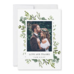 Eucalyptus Green Foliage Photo Thank You Card Eucalyptus Green Foliage Photo Thank You Card