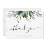 Eucalyptus Green Foliage Thank You Card Eucalyptus Green Foliage Thank You Card