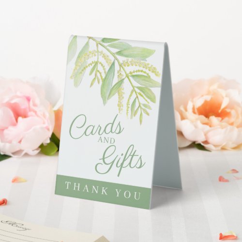 Eucalyptus green watercolor sign cards and gifts