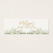 Eucalyptus Greenery Baby Shower Diaper Raffle (Front)