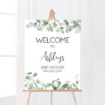 Eucalyptus Greenery Baby Shower Welcome Poster<br><div class="desc">Make your event special with this Oh Baby Baby Shower with our cute and lovely printable Welcome Sign featuring adorable Gender Neutral Greenery Baby Shower theme. Download,  personalize,  and create lasting memories with this perfect touch for your joyous celebration!

BS657</div>