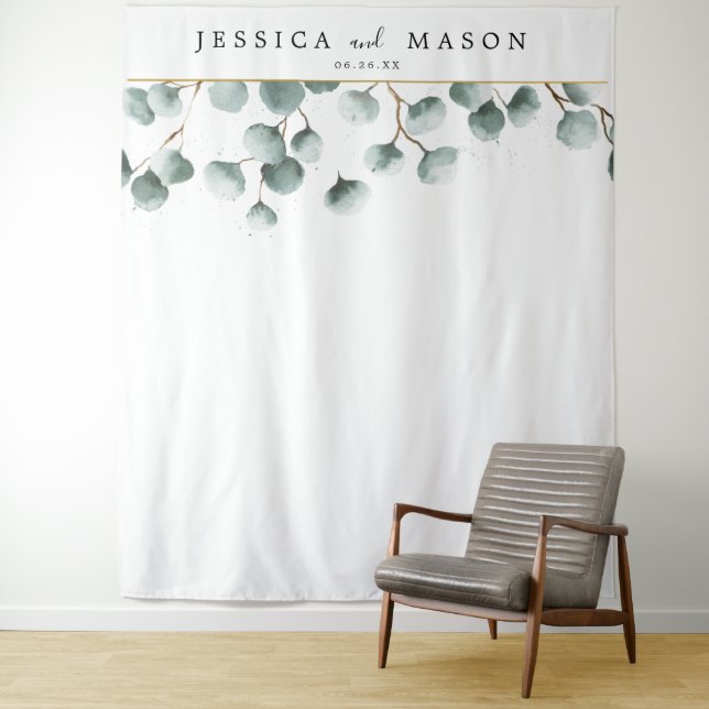 Eucalyptus Greenery Backdrop Photo Booth (In Situ)