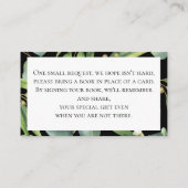 Eucalyptus Greenery Book Request Card (Back)