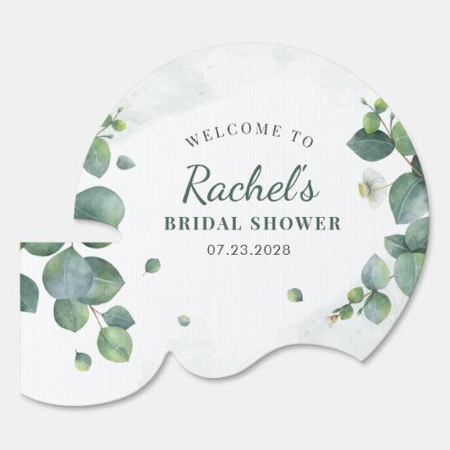 Eucalyptus Greenery Botanical Bridal Shower Sign