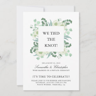 Eucalyptus Greenery Botanicals Wedding Celebration